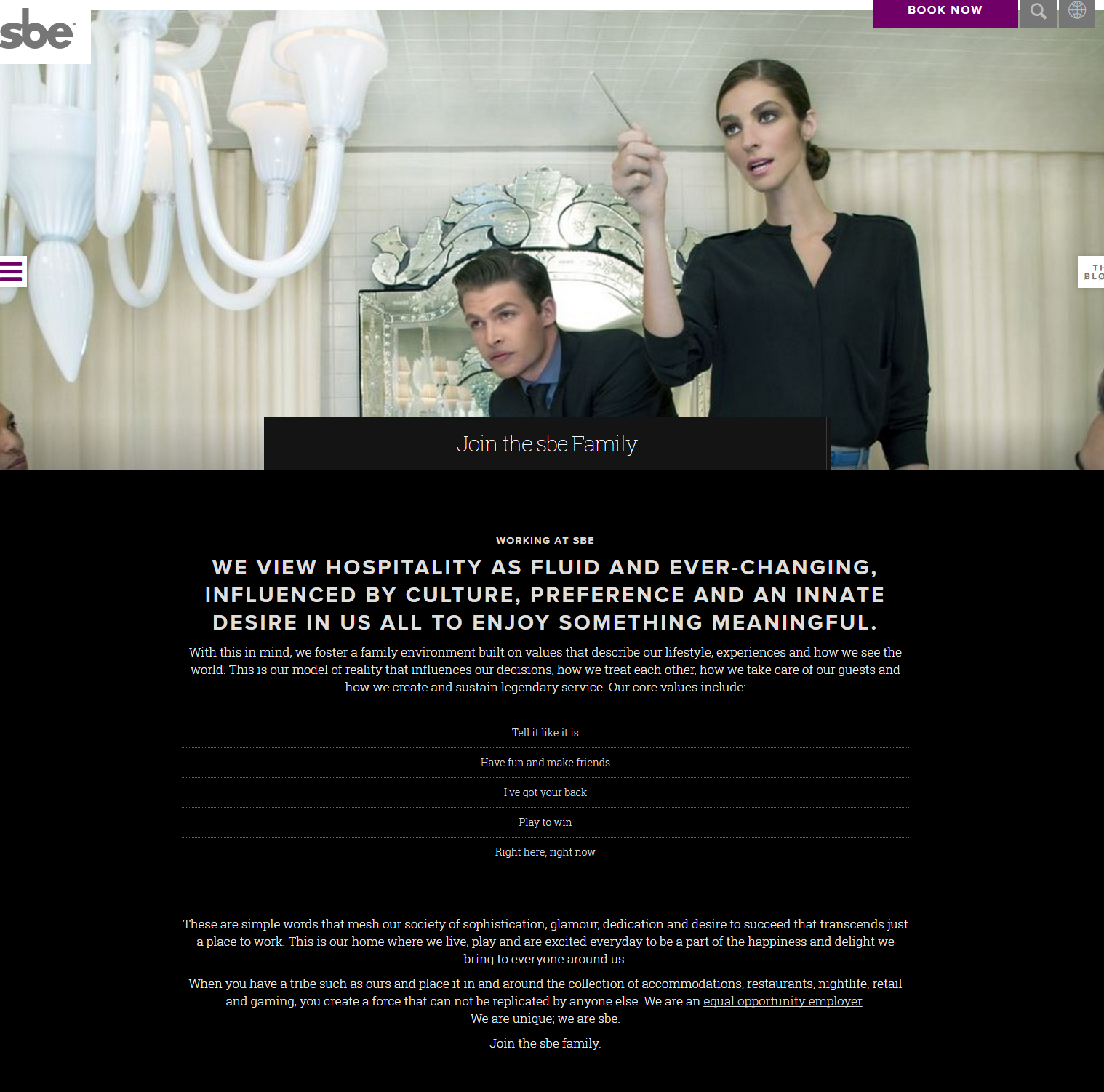 SBE Company Career Site