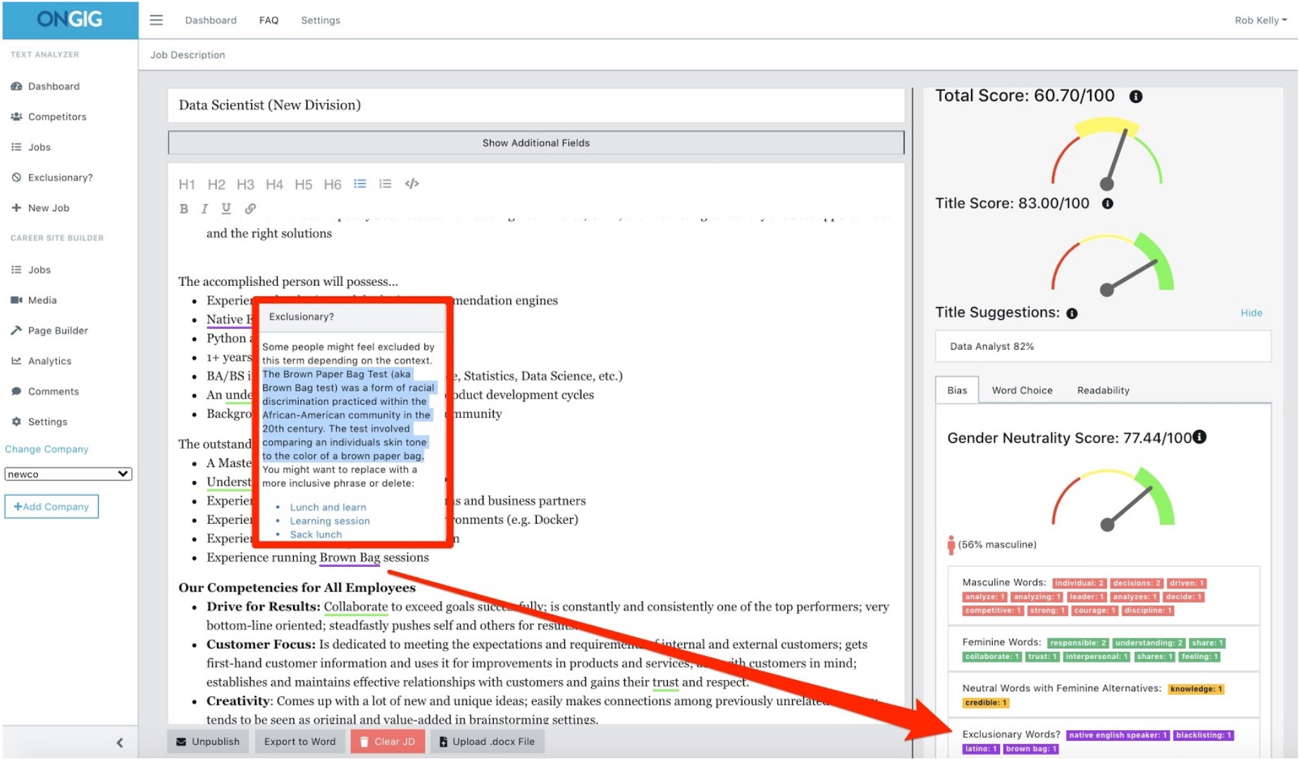 Ongig vs Textio vs TapRecruit vs Unitive vs Talvista vs Gender Decoder vs Applied