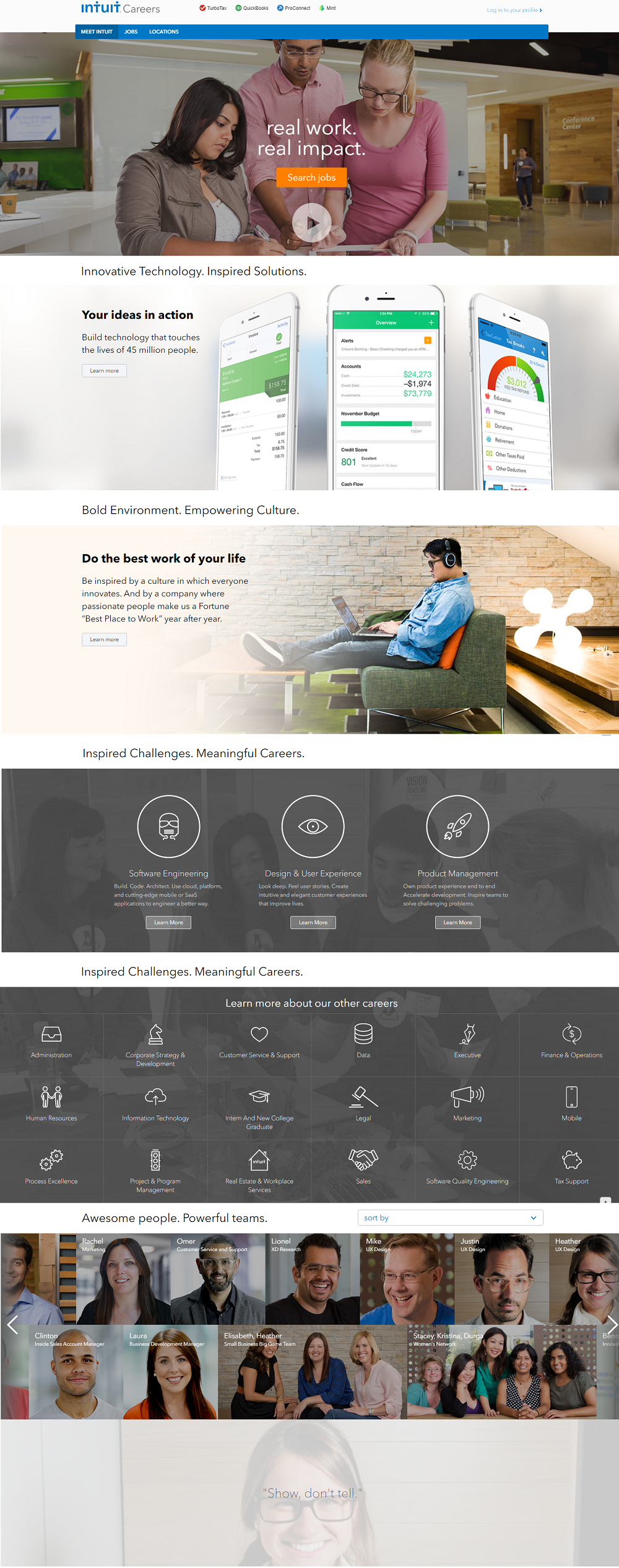 Intuit Company Career Page