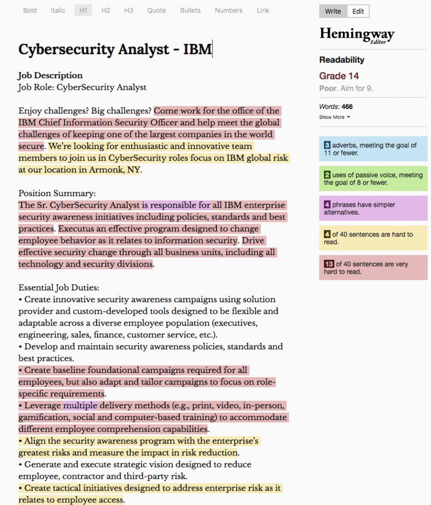 Descriptive essay job image