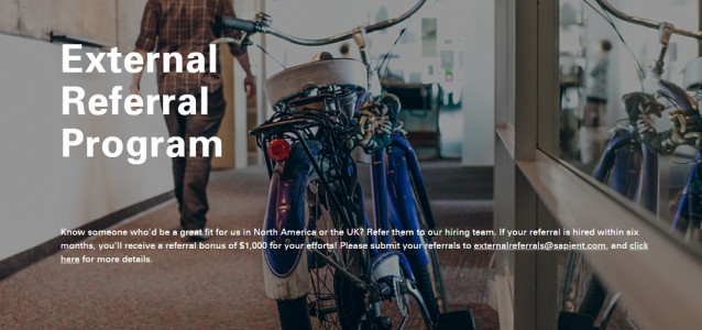 Publicis Sapient External Referral Program