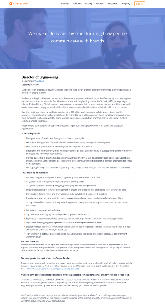 5 Examples of Greenhouse ATS Job Page Overlays Ongig Blog