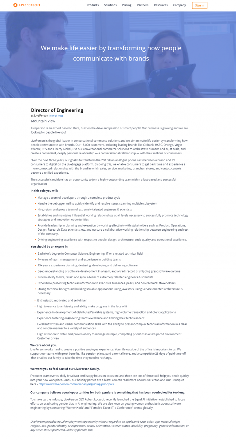 5 Examples of Greenhouse ATS Job Page Overlays Ongig Blog