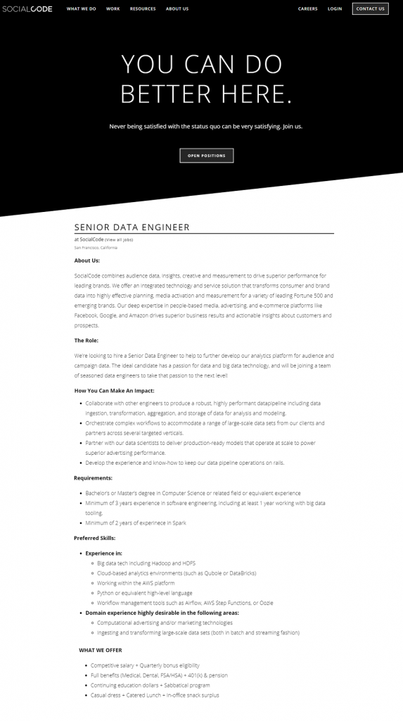 5 Examples of Greenhouse ATS Job Page Overlays Ongig Blog