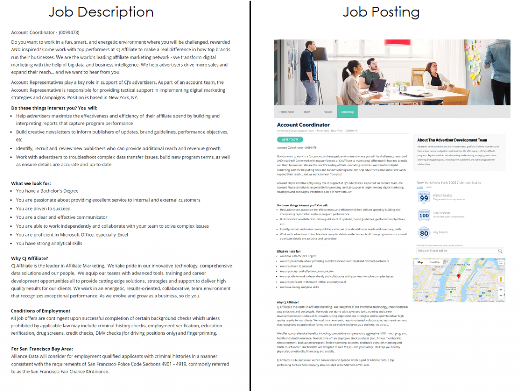 What's The Difference Between a Job Description, Job Posting and Job Ad