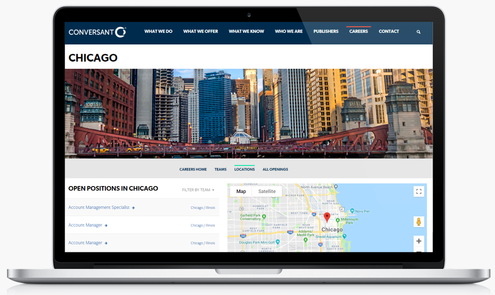 Chicago recruiting microsite