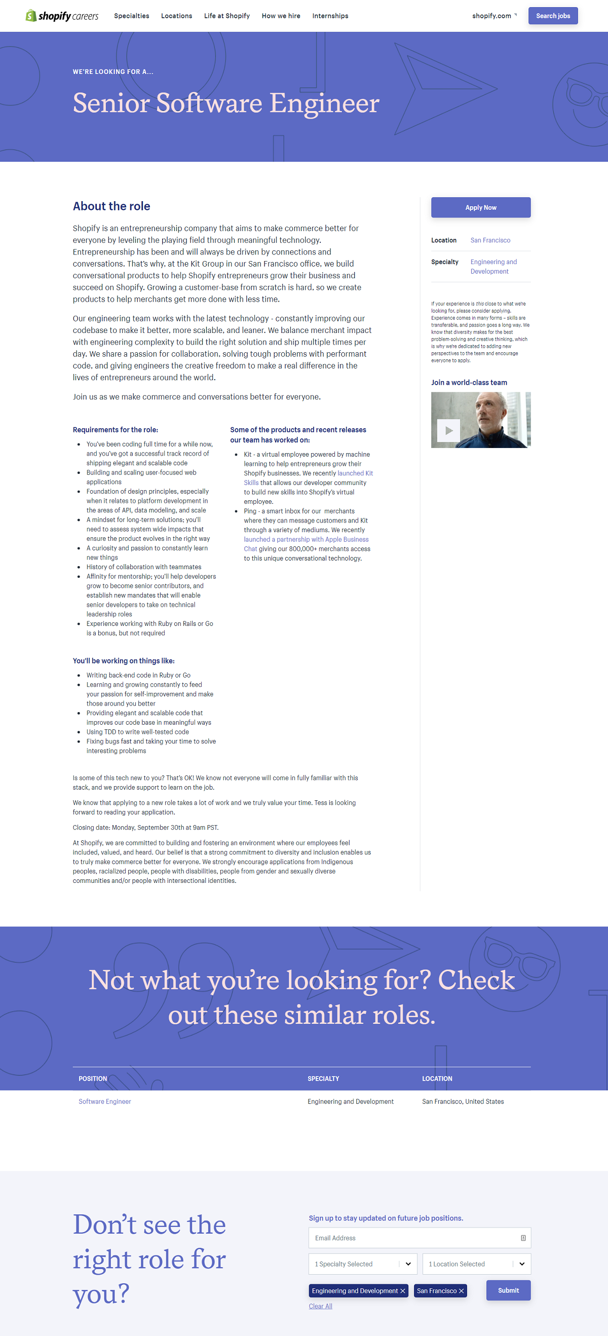 Lever ATS job page overlay Shopify Ongig Ongig Blog