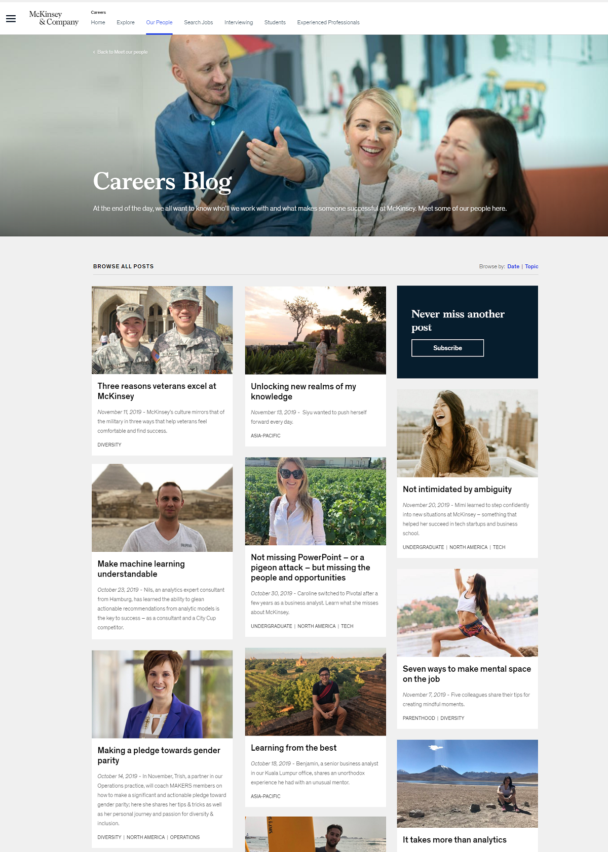 The Ultimate List of Company Career Site Ideas (35+ Features) | Ongig Blog