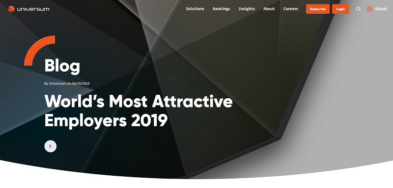 universum global blog homepage