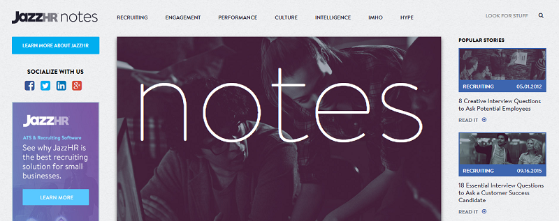 jazzhr recruitment blog homepage