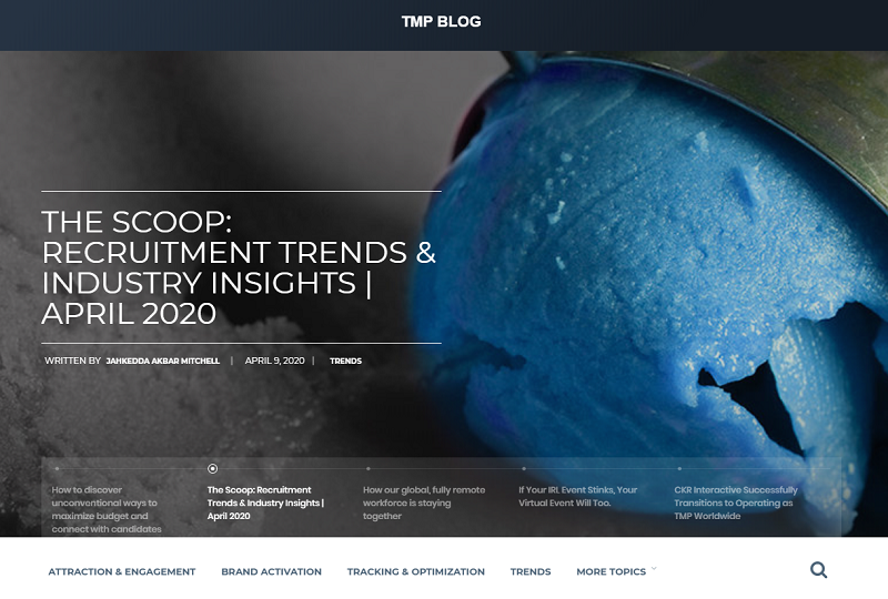 tmp blog hompage