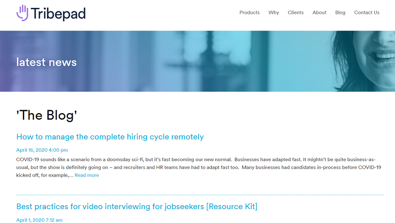 tribepad blog homepage