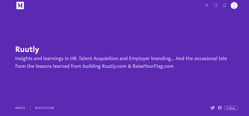 ruutly blog homepage