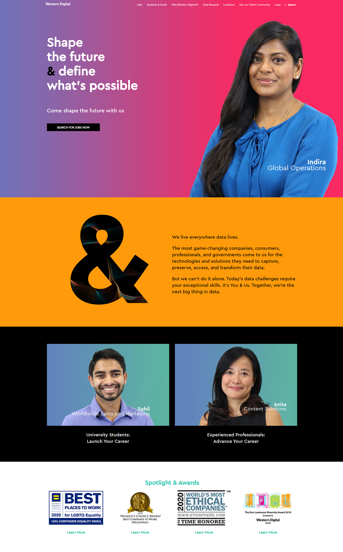 Western Digital company career page