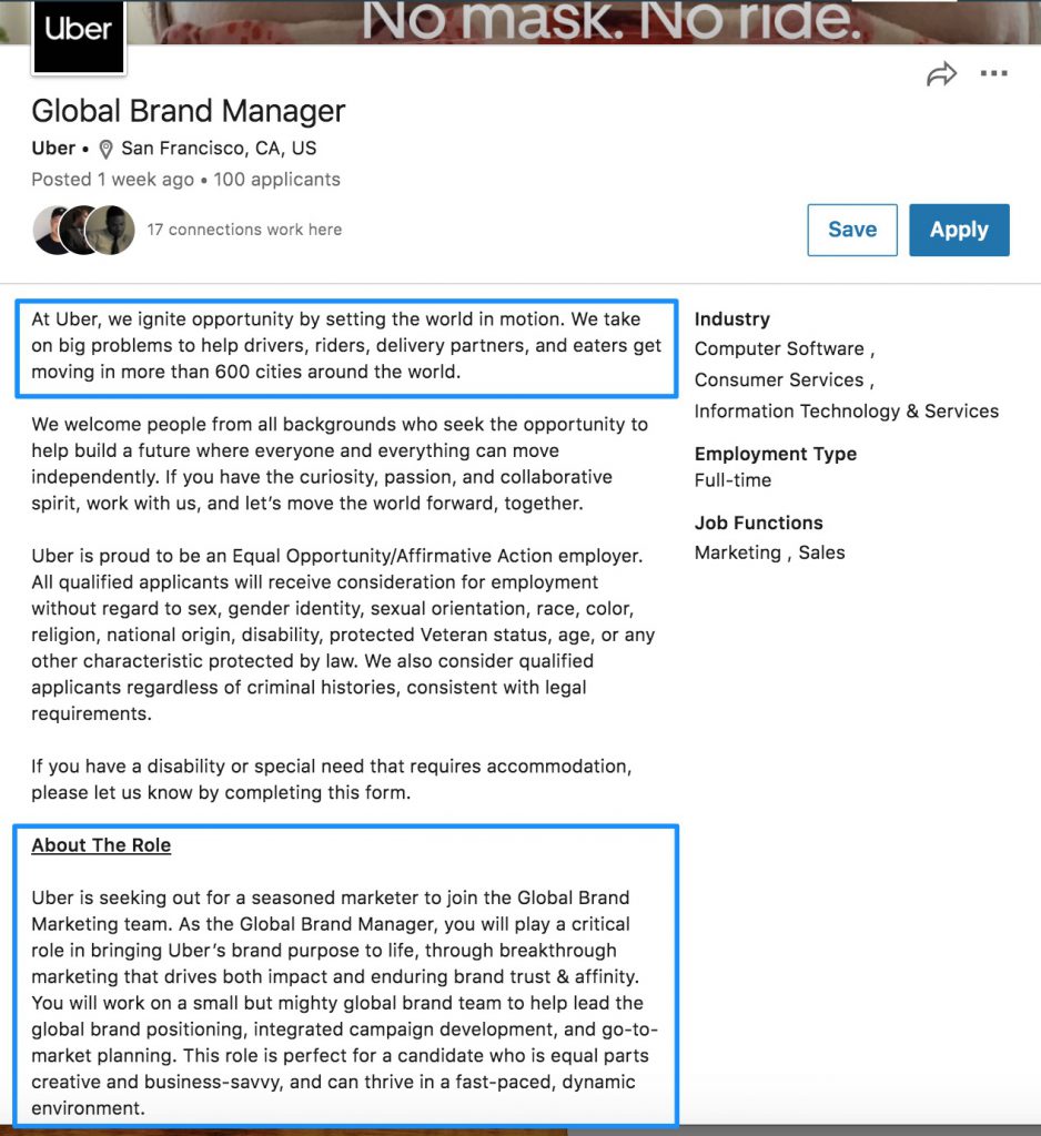 job description template uber job description