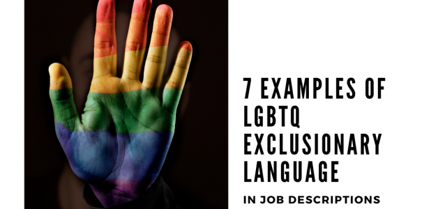 7 Examples of LGBTQ Exclusionary Language