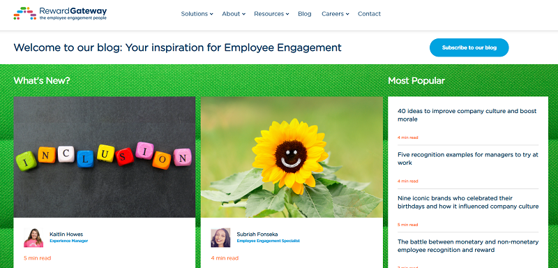 reward gateway hr blog